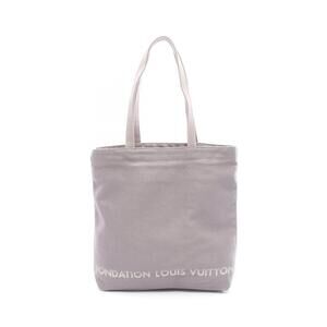 Louis Vuitton Fondation Tote Bag Canvas Gray
